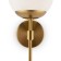 Bra Freya Fr5205WL-01BS Damask, 180x130x375 mm, E27, 1x60W, brass color