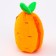 Soft toy "Bunny-carrot" on a key fob, 11 cm