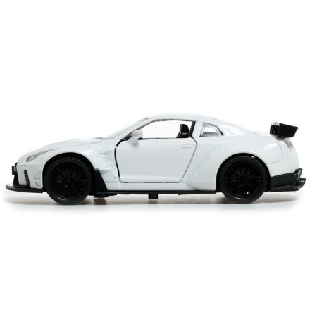 Metal Race machine, 1:32, inertia, light and sound, white color-1