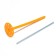 Dowel tundra, for insulation, with a metal nail, 10x200 mm, 50 pcs