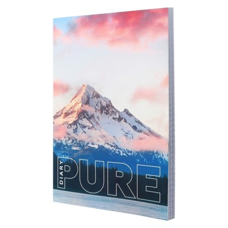 Diary Ledden on a gluing A5 80 sheets, soft pure cover-1