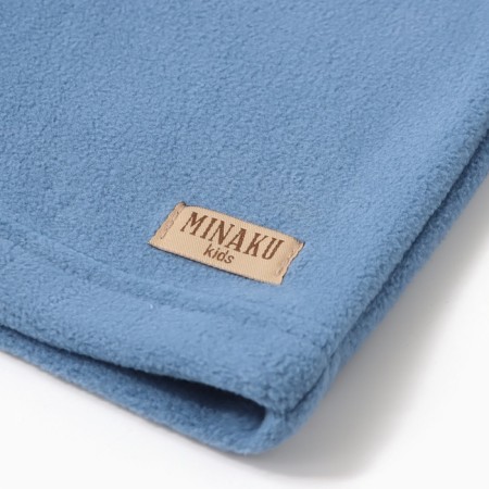 Jumper children's minku color gray-blue, height 116 cm-7