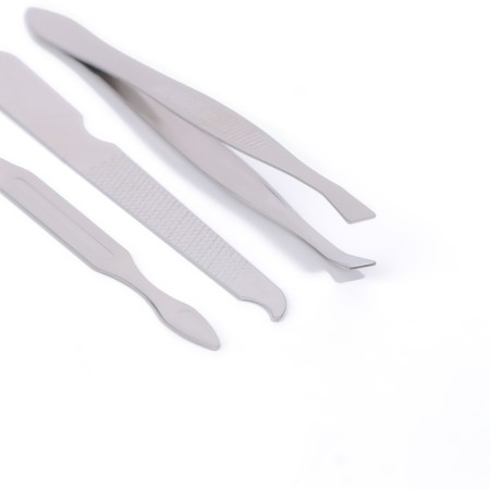Manicure set "Metallic", 6 items, in case, color mix-4