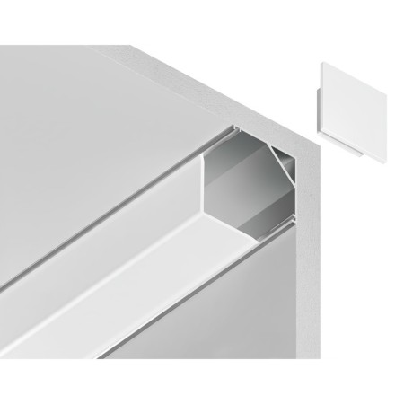 Profile aluminum angular square Ambrella Illumination Alum Profile, GP2150AL, 2000x15.7x15.7 mm, Color silver, matte Distractor-3