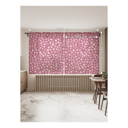 Photo "Gumming hearts", size 145x180 cm, 2 pcs-1
