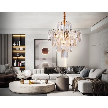 Crystal chandelier with Ambrella Light, Traditional, TR5231, E27, Color Gold-2