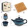A set for a tea ceremony 10 items, 4 people, a cup 45ml, a kettle 180ml, a substrate mix