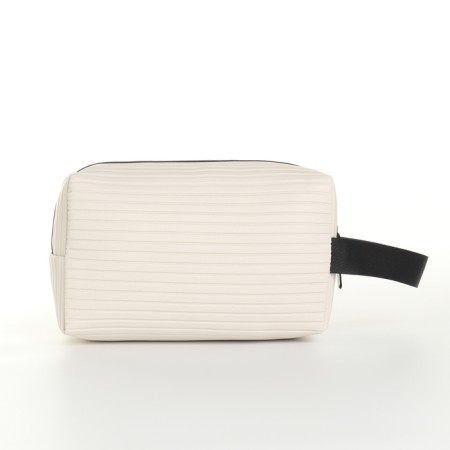 Cosmetic bag with zipper, dairy color-1
