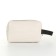 Cosmetic bag with zipper, dairy color