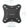 Kromax Corbel-2 Black 10 "-32" Max.25kg Nastya Turn and Top 107047
