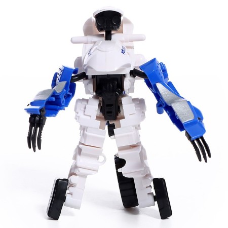 The Police Motorcycle robot is transformed-1