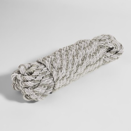 Cord twisted, d = 8 mm, 9 ± 1 m, silver color-2