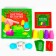 New Year's board game for speed "Colored caps", 30 cards, 32 caps