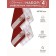 A set of wuffed napkins Diva Afrodita "Flowers", size 45x65 cm, 4 pcs