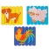 Puzzle. Collect 6 pictures "Farm", bilateral sticks