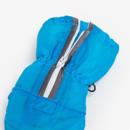Winter children's mittens minku, central blue, river 16-17 (20 cm)-3