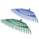 Lobbish rakes, plate, 23 teeth, plastic, tiles 24 mm, without cuttings, mix