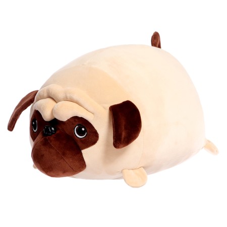Soft toy "MOPS Kruglyash", 35 cm
