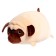 Soft toy "MOPS Kruglyash", 35 cm