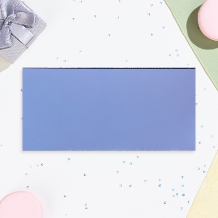 Money envelope "Happy Birthday!" Blue, soft-tach, embossing, 19 x 9 cm-2
