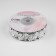 Figure tape "Branches with flowers", 20 mm, 9 ± 0.5 m, silver color