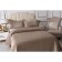 A set with a veil "Nathaniel", size 160x220 cm, 50x70 cm, beige color