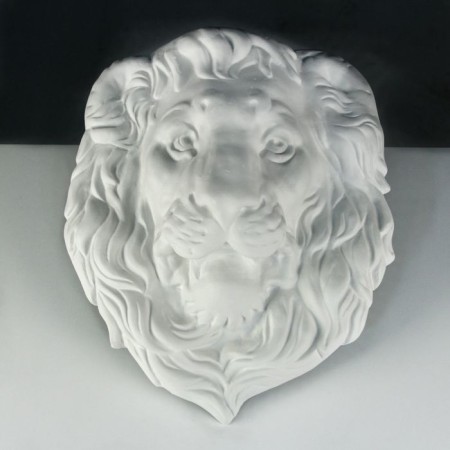 Gypsum figure Lev Mask, 38.5 x 32 x 11 cm