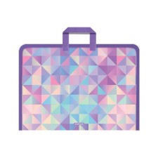 A3 folder with handles Lightning plastic around 30 mm 464 x 316, Erich Krause, for the girl Magic Rhombs