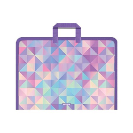 A3 folder with handles Lightning plastic around 30 mm 464 x 316, Erich Krause, for the girl Magic Rhombs