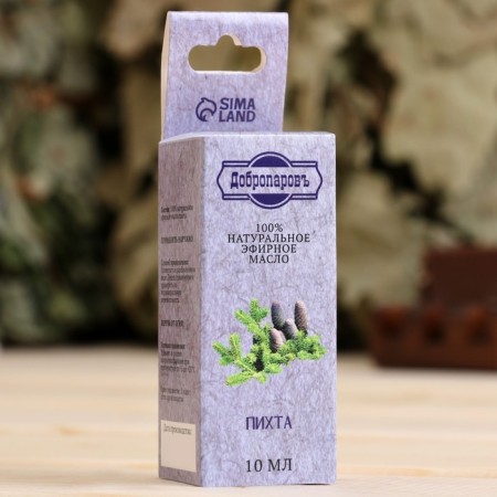 Essential oil "Fir", a bottle-boiler, annotation, 10 ml, "Dobroparov"-2