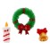 Puppet miniature "New Year's decor", set of 3 pcs., Size 1 pc. - 1 × 1 × 3 cm