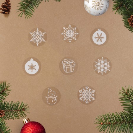 Set of stickers "New Year"-1