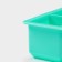 Form for the ice “Cube”, silicone, 16.5 × 11.5 × 5 cm, 6 cells (5 × 5 cm), turquoise color