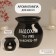 Aroma lamp ceramics "exhale you are finally" black 7.2x7.2x7.8 cm