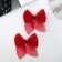 Hair clip "Marta" (set 2 pcs) overflow, 7.5 cm, red