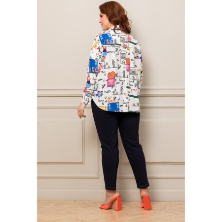 Блуза женская, размер 56-4