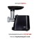 Electric meat grinder ECON ECO-1062MG, 2000W, reverse, 4 nozzles, black and red color