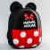 A satchel with a hard pocket, 25.5 cm x 7 cm x 29 cm "Mouse with ears", Minnie Mouse