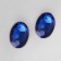 Clips "Party" Ovala, blue color in gold