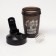 Shaker, 400 ml, series: Crossfit, "Master K", 9.5 x 7 x 16.2 cm, black