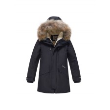 Winter park for a boy, height 140 cm, black color