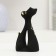 Figure "Cats lovers" black 3x6x11cm