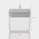 Bank for bulk products with a vacuum lid of a share, 500 ml, 9.5 × 9.5 × 10 cm, white color