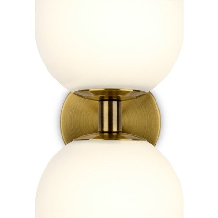 Бра Freya FR1012WL-02BS Sharlot, 120х180х390 мм, G9, 2х28Вт, цвет латунь-2