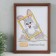 Photo frame plastic 21x30 cm 5 series, brown