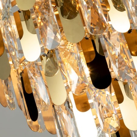 Vivien chandelier, 8x60W E27, color gold-2