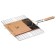 Ground Grill Universal Maclay, 30x40 cm, chrome steel, for barbecue