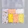 Beads in the casket "yellow" thread 0.8 mm 5 m 12x8.4x2.2 cm