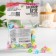 Sugar meringue konfinetta mix: pink, blue, yellow, white, lilac, green, 30 g.