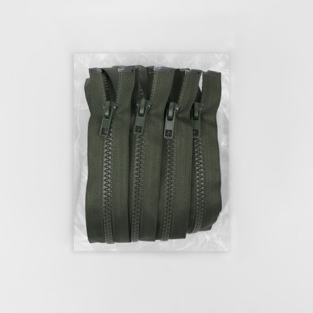 Lightning "Tractor", No. 5, connective, castle machine, 60 cm, khaki color-2